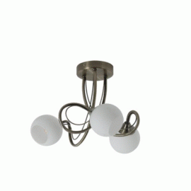 Lexi Lighting-Malini 3 & 5  Lights Ceiling Light - Antique Brass